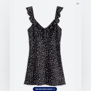 Gilli Black Dress with White Dots